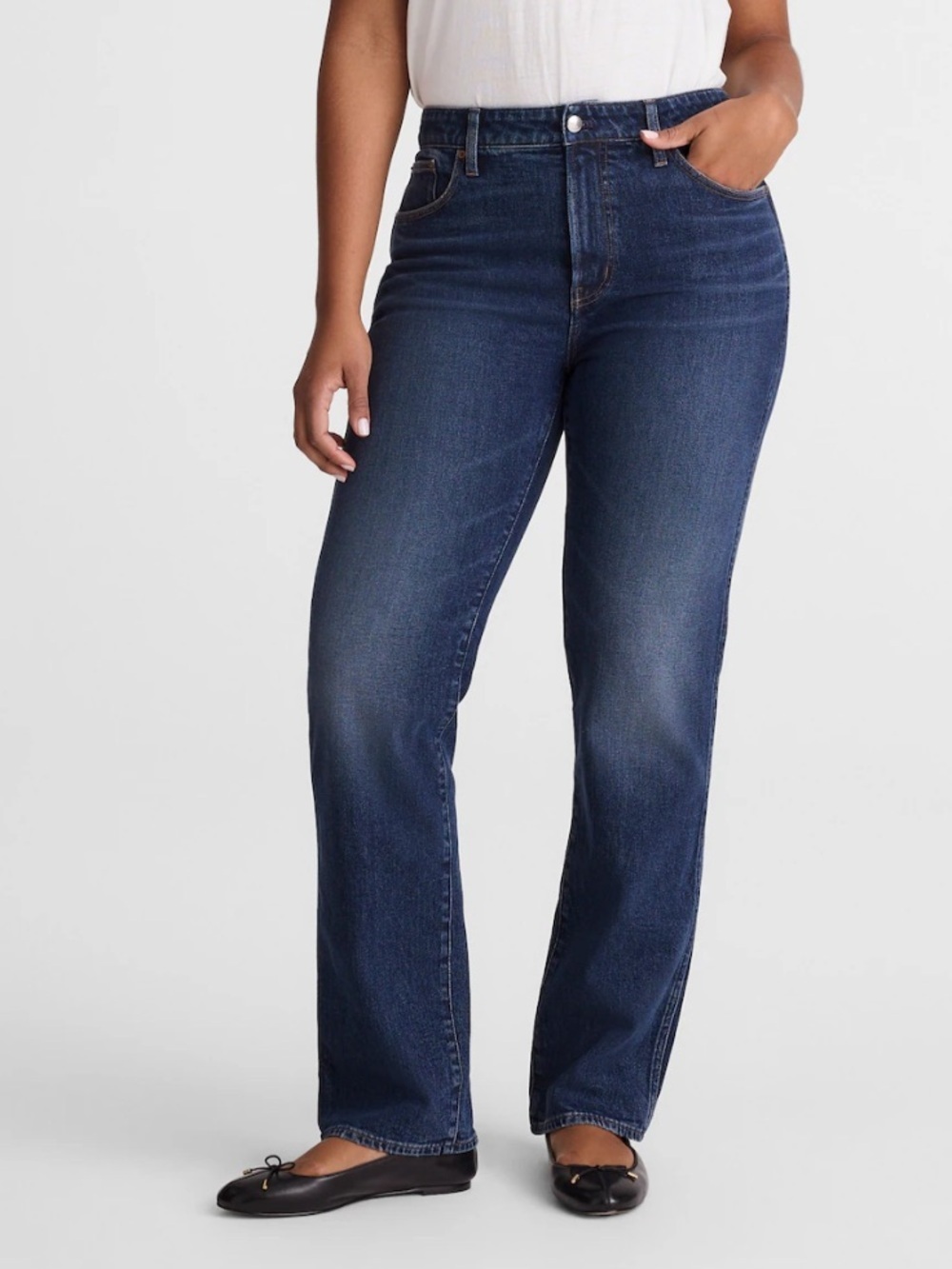 Madewell The Curvy Longline Straight Jean